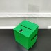 FixtureDisplays® Green Metal Donation Box Suggestion Tithes Offering Box with Sign Holder 8.5X8.1X18